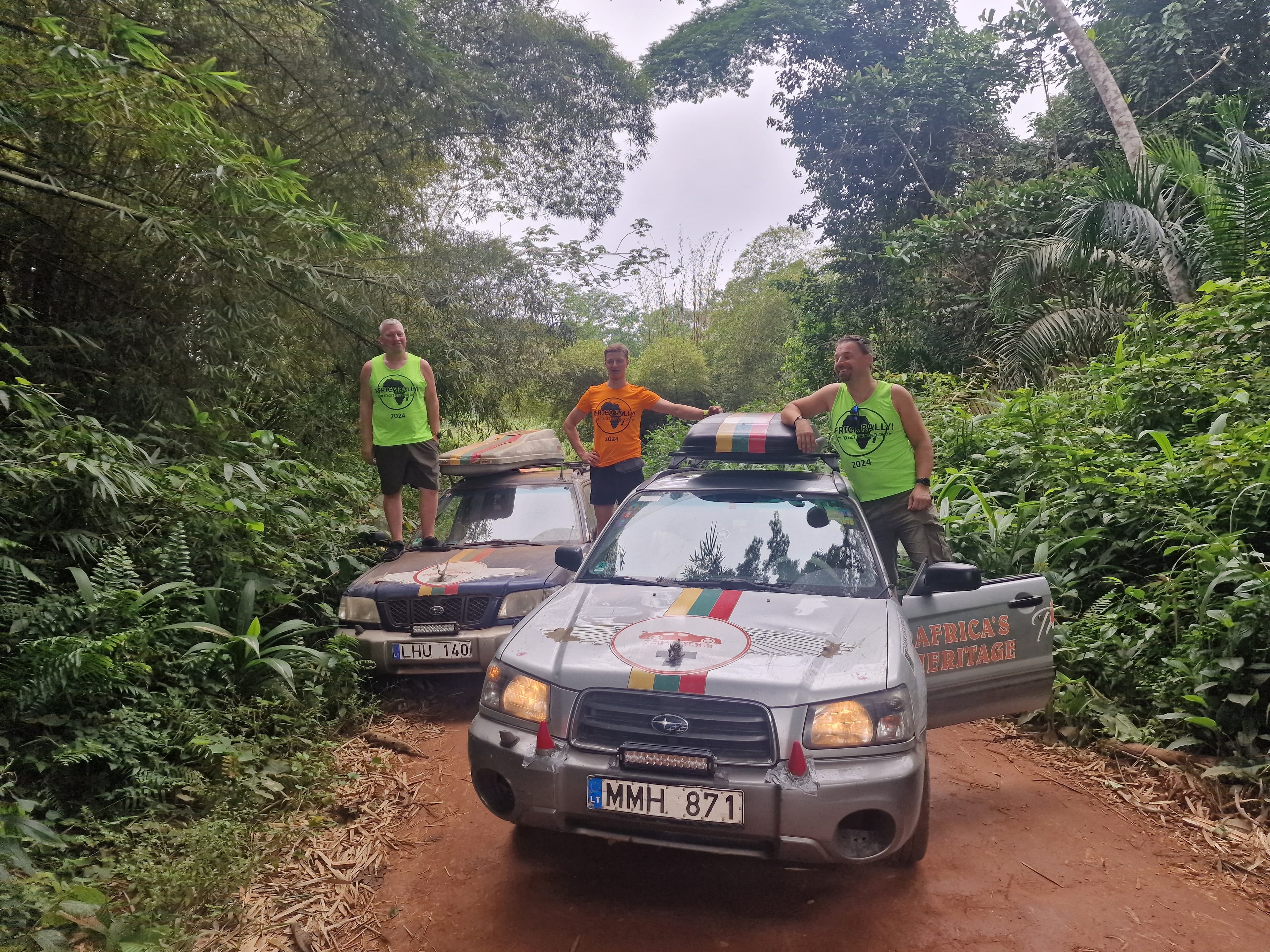 During the Africa Rally